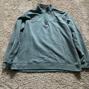 Arrow Men's Teal Zip-Up Sweater